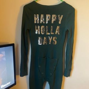 Victoria Secret Pink Holiday Onesie